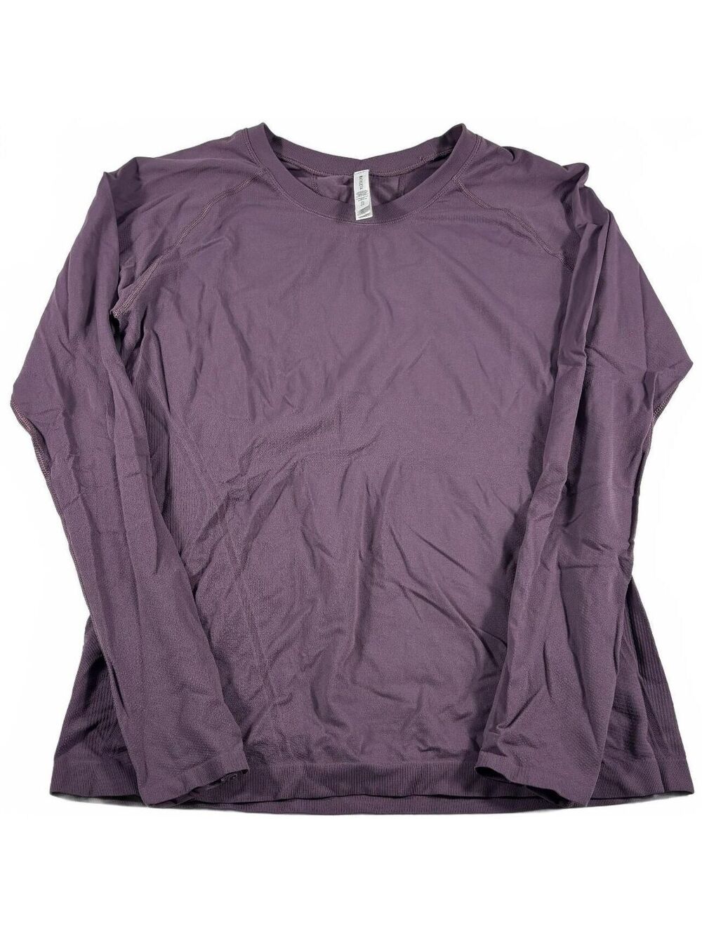 Athleta Women's Momentum Seamless Long Sleeve Top Deep Mauve/Purple XL
